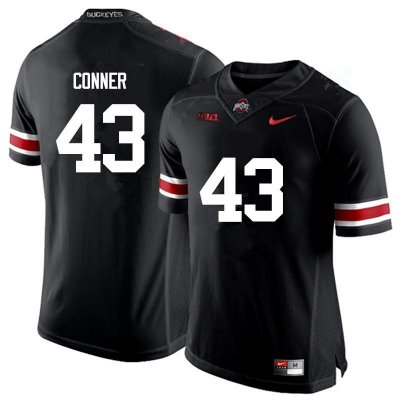 Men's Ohio State Buckeyes #43 Nick Conner Black Nike NCAA College Football Jersey Limited OGC6244TF